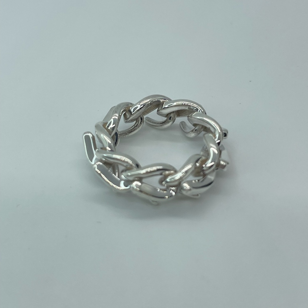 Tiffany & Co. Silver Link Ring - Picture 12 of 16